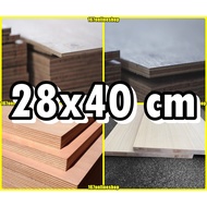 28x40 cm centimeter plywood plyboard marine ordinary pre cut custom cut