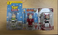 反斗奇兵 Toy Story 一番賞 巴斯光年 Buzz light year Bearbrick 100% 三隻