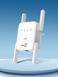 ตัวขยายสัญญาณ WiFi6 Dual Band 2.4Ghz / 5GHz 1500Mbps สัญญาณ WiFi เต็มรูปแบบ สัญญาณไม่หลุด WiFi Repea