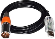 RIKYJIC FT232RL USB to XLR Male Connector Audio Interface Cable for XTA Processors & PC Communicatio