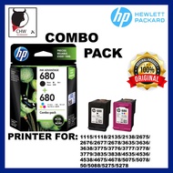 HP 680 INK COMBO SET PACK ORIGINAL CATRIDGE