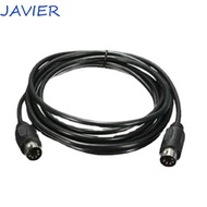 JAVIER DIN 5PIN Cable Extension Male Cable MIDI DIN 5PIN 5PIN Male to Male Music Cable M/M Cable Ada