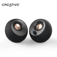 Creative Pebble V2 Speaker Minimalistic 2.0 USB Powered Desktop Speakers with USB-C Connectivity รั