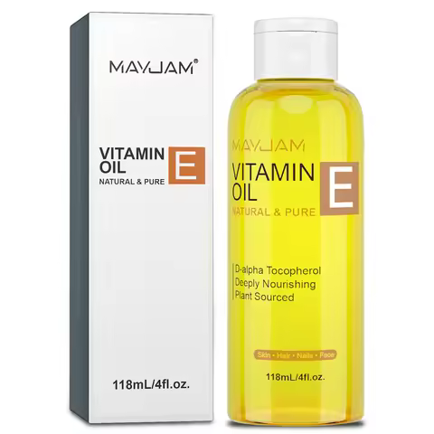 MAYJAM Vitamin E Oil for Face and Skin Nourishing Moisturizing Body Massage Spa Plant Essential Oil 