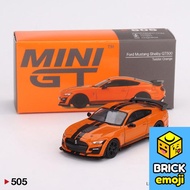 Mini GT 505 Ford Mustang Shelby GT500 Twister Orange 1/64 Đồ chơi mô hình xe hơi