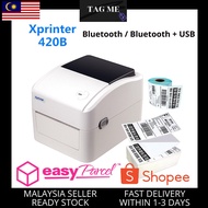 Thermal Printer Xprinter 460B 420B  Bluetooth Shopee Waybill Barcode Shipping Label Consignment Note