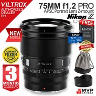 [BETTER DEAL] VILTROX 75mm AF f1.2 PRO Autofocus Prime APSC Nikon Z Z-mount MVP CAMERA