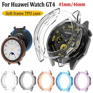 For Huawei Watch gt 4 Case Soft TPU Protective Frame Huawei gt4 Case Candy Color Shell GT4 Screen Pr