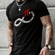 Men Clothings Math Mathematics Meme Math Number Pi T Shirt Classic Grunge Clothes Summer Men's Tops 