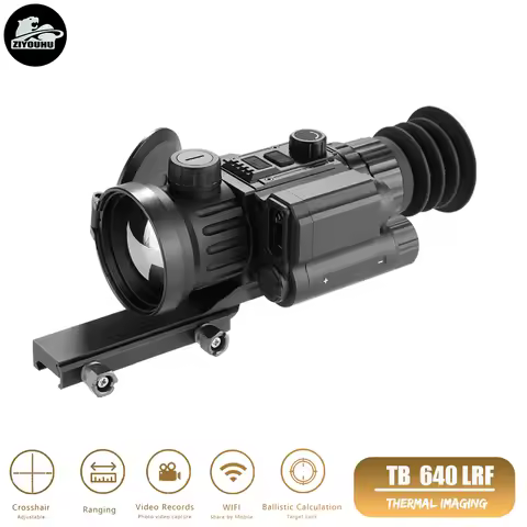 ZIYOUHU TB Infrared Night Vision Scope Helmet Mounted 8x Zoom HD Tactical Monocular with Ranging Fun