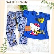 Set Kids Girls Baju Kanak Kanak Perempuan Baju Budak Perempuan
