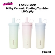 LocknLock Milk Tea Ceramic Coating Tumbler 720ml Tumbler Tumbler Tahan Sejuk Tumbler Tahan Panas Dan