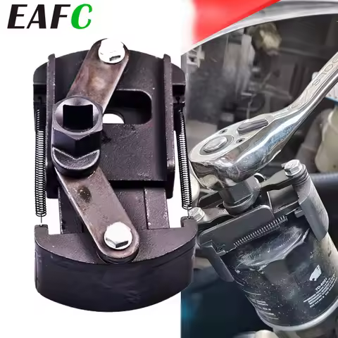 EAFC Adjustable Car Oil Filter Wrench Tool Two-Jaws 60-80mm 80-105mm Car Repair Oil Filter Removal S