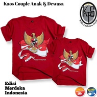 MERAH Bj Flag Merput Indonesia Jaos Kekinian Independence Tshit Unsex Premium Hut Ri Tshirt Happy In