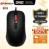 ORIO Fantech G13 Rhasta II Gaming Mouse Wired, RGB LED, High DPI Sensitivity, Durable Switch