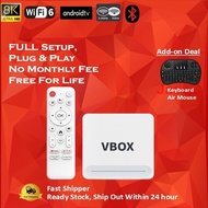VBOX TV Box Android 14.0 MYTV 8K Set Top Box
