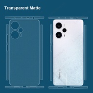 Transparent Decal Skin Xiaomi POCO F5 F6 F7 Pro F7 Ultra Back Screen Protector Film Cover Clear and