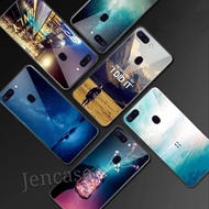 Phone Case for Oppo A83 Tempered Glass Case Cover Casing