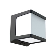 โคมไฟผนังภายนอกโซลาร์เซลล์ Sensor 10W CDL LUZINO รุ่น SWL-18(2IN1) สีดำ