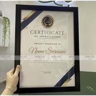 Certificate frame, photo frame, A3 picture frame (2cm version) 30 x 42 cm
