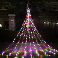 Christmas Star Fairy Solar Light Wedding Garland String Light Christmas Tree Ornaments Lighting Strings New Year  Natal Noel