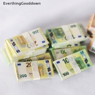 Everthing 200 Lembar Miniatur Uang Kertas Euro Skala 1 12 Untuk Aksori