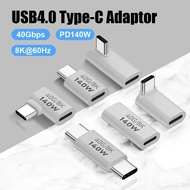 PD140W USB C Female to Male Adapter PD 3.1 Thunderbolt 3 40 Gbps Data Transfer 8K@60Hz Extension Con