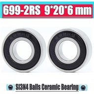 Bearing Laker 699 699C 2RS Rubber Seal Hybrid Ceramic 9x20x6 mm
