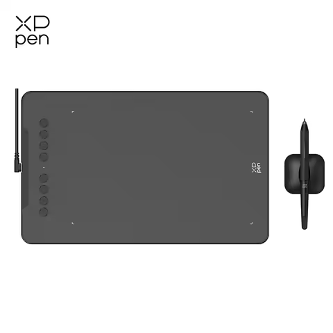 XPPen Deco 01 V3 Graphics Tablet 10*6 Inch for Web Conferencing Broadcasting Distance Learning Educa