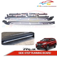 PERODUA ARUZ 2019-2023 SIDE STEP RUNNING BOARD WITH BRACKETS (BLACK &amp; SILVER) '2 PC/SET'