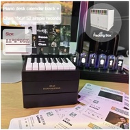 🔥Ready Stock 2024 Mini Piano Calendar Playable Jay Chou Desk Calendar Desktop Ornament Peripheral Birthday Gift