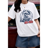 DOG Form BOXY Unisex White T-shirt - de tée