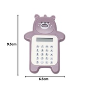 PTT Calculator Mini Portable Motif Bear Kalkulator Portable Mini Beruang Kalkulator Unik Kalkulator 