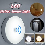 LED Motion Sensor Light USB Charging Wireless Night Light Under Cabinet Light Closet Lamp Smart Wall-Mounted
