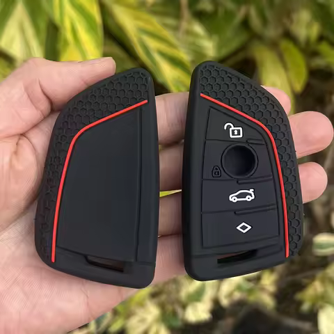 Silicone Car Key Case Keychain Cover Shell for BMW 1 2 3 4 5 6 7 Serie X1 X2 X3 X4 X5 X6 F10 F20 F30