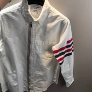 全新THOM BROWNE拉鍊恤衫