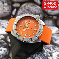 S-MOD FKM Flat Watch Rubber Strap Band Quick Release 20mm 22mm Seiko Mod