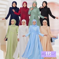 JUBAH ABAYA HAISO CARDIGAN  INSTAN IRONLESS BY IBHAYA OFFICIAL