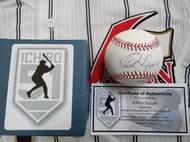 西雅圖水手 鈴木一朗 ichiro 經紀公司認證 加簽 2001MVP 簽於MLB比賽球 簽名球1組12551元 名人堂
