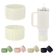 GDwhale 2 Pack Silicone Boot for Stanley 40oz & 30oz,IceFlow 20oz & 30oz,and Hydroflask 12-24 oz - A