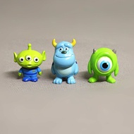 1Pcs 2-3cm Toy Story Aliens Monsters, Inc James P. Sullivan Monsters University Mike Wazowski Q Vers