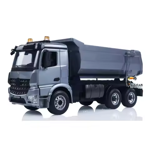 US Stock DoubleE E590 003 1/20 RC Dump Truck 6X6 Electric Lifting Radio Tipper BZ Metal Gears Sounds