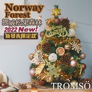 TROMSO 60cm/2呎/2尺-北歐桌上型聖誕樹-挪威松果森林(2022最新版含滿樹豪華掛飾+贈送燈串)