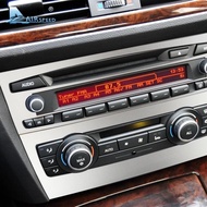 AIRSPEED for BMW E90 E92 Accessories for BMW E90 E92 Sticker Interior Trim AC CD Control Panel Conso