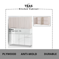 TEAS Plywood 60CM*120CM*35CM Dark Grey Kitchen Cabinet/Peach White Cabinet/Multipurpose Cabinet/Storage Cabinet/Plywood Cabinet/Hanging Cabinet/Hanging Kitchen Cabinet/Kabinet Dapur/Kabinet Gantung/Kabinet Simpanan/厨房柜/吊厨