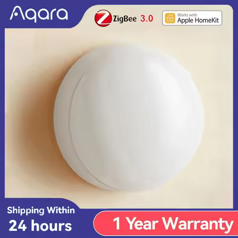 2025 Aqara Light Sensor T1 Brightness Sensor Zigbee 3.0 Smart Home Light Detector Magnetic Remote Co