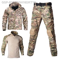 ❡✒ Hiking Jackets Men Pants Clothing Combat Uniform Airsoft Suits Hunting Tactical Shirts Pads