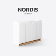 Koncept Furniture ชุดตู้เก็บของหนังสือ รุ่น NORDIS KC-PLAY สีขาว (120x40x95 ซม.)