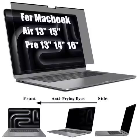 For Macbook Monitor Privacy Screen Protector For Macbook Air 13.6 inch M4 For Macbook Pro 14 16 M4 P
