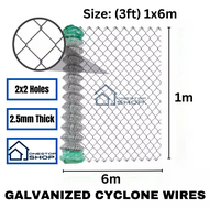 Cyclone Wires High Quality Commercial Chain Link Mesh with Opening 2x2 Interlink Wire Fence Metal Cy